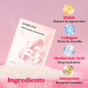 Maschera Viso in Idrogel al Collagene <span class=keywords><strong>Bio</strong></span> PDRN di Riso <span class=keywords><strong>Naturale</strong></span> Personalizzata, Idratante e Rassodante per la Luminosità della Pelle - Product Image 4
