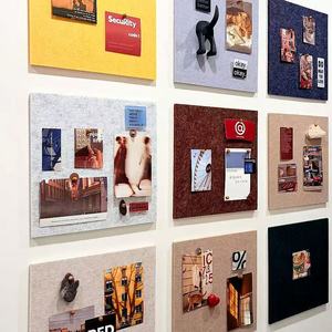 Tableau en feutre coloré enrichi en dopamine pour la rénovation de murs blancs, tableau d'affichage, fond photo, autocollants <span class=keywords><strong>muraux</strong></span> - Product Image 6