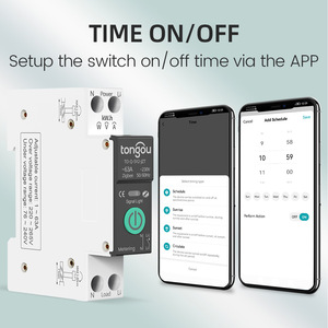 Disjoncteur intelligent Tuya Zigbee avec mesure, protection contre les surintensités et les surtensions, contrôle à distance via application M253 - Product Image 3