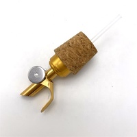 Verseur à vin, huile d'olive, vinaigre, liqueur, en métal doré, grand, pour bar, maison, cuisine, avec couvercle anti-poussière automatique lesté