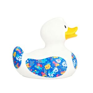 Canard en caoutchouc PVC personnalisé pour baignoire, jouet de bain promotionnel, jouets aquatiques pour enfants, imprimé en gros, adapté aux tout-petits - Product Image 1