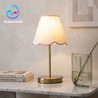Lampe de table en forme de champignon, lumière LED à intensité variable, lampe de chevet, éclairage intérieur, décoration de luxe pour la maison, lampe LP pour chambre à coucher, salon