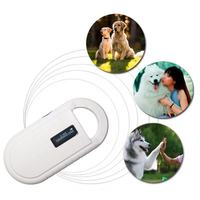 Lecteur de puces portable par identification par radiofréquence, scanner d'animaux en ABS, 1000 emplacements de mémoire, 134,2 kHz, compatible Windows 7