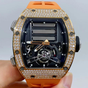 Reloj Mecánico Tourbillon Erótico de Lujo con Diamantes en Oro Rosa, Última Moda 2026, Modelo 69-01, Universal para Hombre y Mujer - Product Image 6