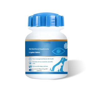 Comprimés à croquer de <span class=keywords><strong>L</strong></span>-Lysine personnalisés pour animaux de compagnie – Compléments nutritionnels pour le soutien immunitaire, à action prolongée, absorption rapide, sans danger pour tous - Product Image 4