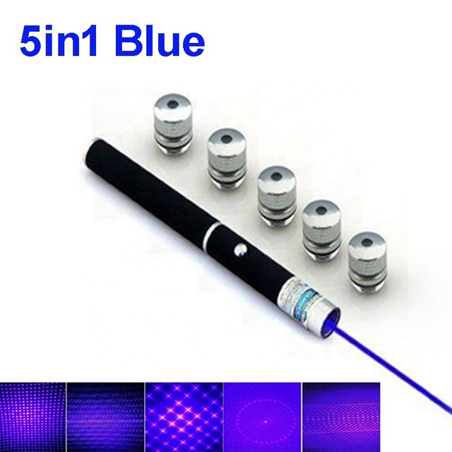 5in1 Red Green Blue Multi Stars Pattern Toy Laser Pen Laser Light Cat Dog Pet Laser Pointers