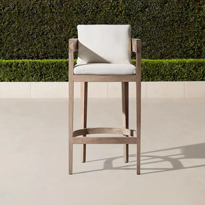 Các Nhà Sản Xuất Bán Chạy Ghế Quán <span class=keywords><strong>Bar</strong></span> Nhà Hàng Gỗ Tếch Ngoài Trời Ghế Nhà Bếp Biệt Thự Sân Thượng Bộ Ghế Bàn Sân Vườn - Product Image 2