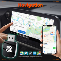 Stabile Verbindung Android Auto Mirror Link AirPlay USB / Type-C Anschluss 4-in-1 Kabelloser CarPlay Adapter für Auto