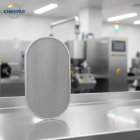 Chenrui Filter Disc Kawat Berlubang Baja Tahan Karat 304 316 Kustom untuk Penyaring Cairan Berkualitas Tinggi Efisiensi 90%