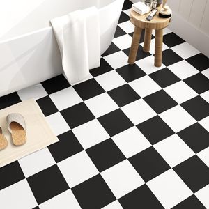 24X197Inch Check Classic Peel and <strong>Stick</strong> Garage Floor <strong>Tiles</strong> Floor Sticker Decking Home Decor Luxury Waterproof PVC Vinyl Flooring - Product Image 2