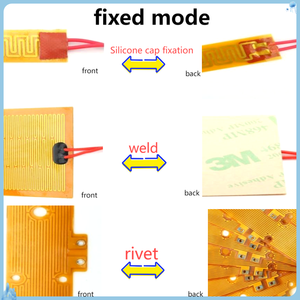 Pemanas Film <span class=keywords><strong>Kapton</strong></span> Poliimida 12V 130x200mm Bersertifikasi UL untuk Pemanasan Baterai Kendaraan Listrik - Product Image 4