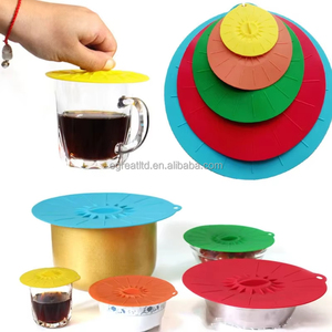 BPA Free Reusable Silicone Food Suction Lids <b>Microwave</b> Splatter Bowl Cover for Pots Pans Bowls-Cooking Tools - Product Image 2