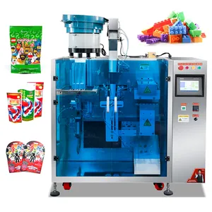 Multifunctional high speed Lego building plastic small toys prefabricated zipper bag counting sealing filling packaging machine