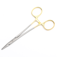 Porte-aiguille en acier inoxydable, forceps chirurgical à mâchoires insérées pour la pose de double paupière et les opérations de suture orale
