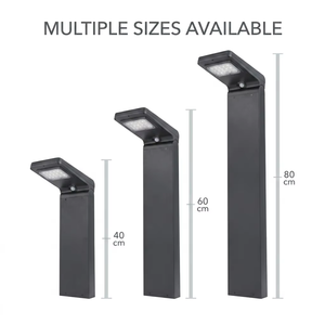<span class=keywords><strong>Lampe</strong></span> solaire à colonne en aluminium moulé sous pression LED 5W 12W, IP65, étanche, <span class=keywords><strong>lampe</strong></span> décorative <span class=keywords><strong>de</strong></span> <span class=keywords><strong>jardin</strong></span> extérieure - Product Image 3