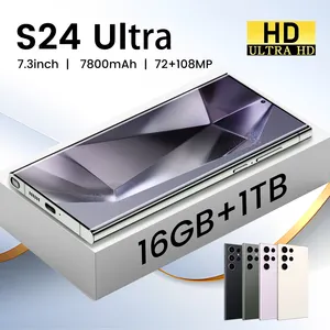 5G S24 sbloccare telefono Android 512GB cellulare 6800mah batteria Smart telefono cellulare 48MP + 108MP AI fotocamera S24 Ultra