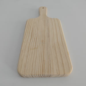 Assiette de cuisine en bois Offre Spéciale avec technique polie Plateau de service à <span class=keywords><strong>steak</strong></span> à bas <span class=keywords><strong>prix</strong></span> et planche à pizza avec poignée - Product Image 4