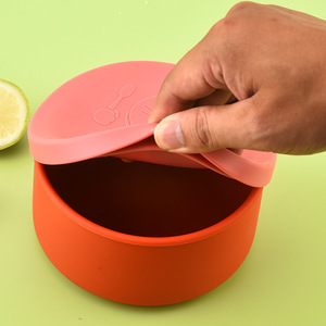 Contenedor <span class=keywords><strong>de</strong></span> Silicona Reutilizable para Congelador con Tapa Hermética, Apto para <span class=keywords><strong>Microondas</strong></span>, para Compras al por Mayor y Fiestas - Product Image 1