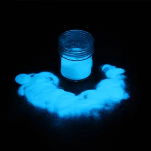 Không Thấm Nước Glow Dark Powder Nhà Máy Trực Tiếp Giá Bán Buôn Photoluminescent Pigment Sky Blue Glow Powder