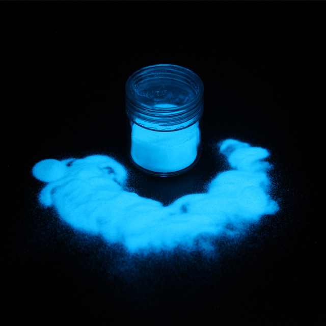 Factory Direct Price Waterproof Sky Blue Glow Powder Photoluminescent Pigment for Coating Direct Wholesale from the Manufacturer