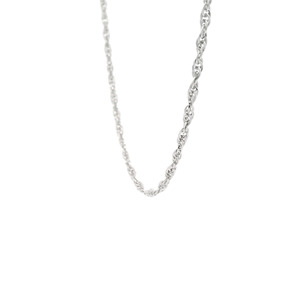Collier chaîne torsadée minimaliste opulente en platine Pt950 pour hommes et femmes, bijou en platine lourd et imposant - Product Image 6