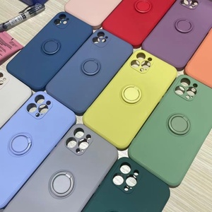Funda de Teléfono de Silicona Antilíquido con Anillo TPU+MetaRing para Xiaomi Black Shark 5 Pro, iPhone 7, 8 Plus, 12, 13, 14 Pro Max - Product Image 4