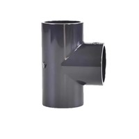 Raccord en T égal en PVC RONGSHENG pour tuyauterie d'eau, connecteur de plomberie pour alimentation en eau et drainage 20mm-400mm