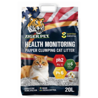 Litière pour chat de haute qualité avec surveillance de la santé et alerte de détection du pH de l'urine pour la santé des voies urinaires sensibles