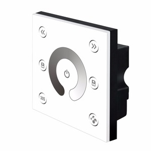 P1 <span class=keywords><strong>12V</strong></span> 24V 5%-100% Dimming phạm vi màu duy nhất LED <span class=keywords><strong>Dimmer</strong></span> với Wall Mount trượt Bảng điều chỉnh - Product Image 6