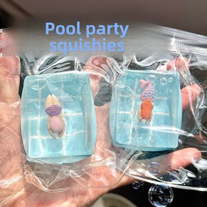 Jouet sensoriel en caoutchouc souple en forme de pince pour la piscine, nouveauté musicale anti-stress, jouet pour la colère, cadeau - Product Image 2