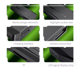แผงควบคุมเกม2.4G เครื่องเล่นคู่แบบไร้สายคอนโซลเล่นเกมทีวี HDMI ความละเอียดสูง PS M8เกมอาเขต20000 - Product Image 4