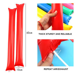 Bâtonnets gonflables personnalisables Clap Stick Ballon d'encouragement pour événements sportifs Ballons PE Led Noise Makers - Product Image 2