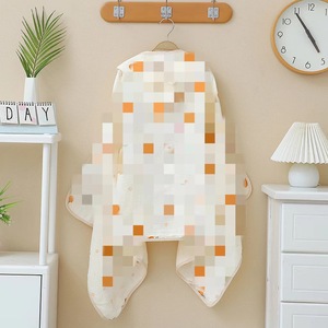 Nouvelle serviette <span class=keywords><strong>de</strong></span> <span class=keywords><strong>bain</strong></span> à capuche pour enfants en beige à imprimé animal, en <span class=keywords><strong>gaze</strong></span> <span class=keywords><strong>de</strong></span> <span class=keywords><strong>coton</strong></span> à quatre couches, <span class=keywords><strong>cape</strong></span> douce, séchage rapide, absorbante, peignoir pour bébé - Product Image 6
