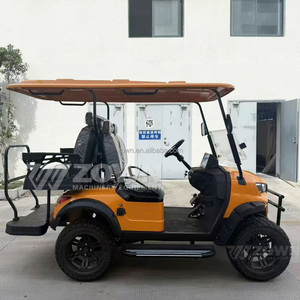 Voiturette de golf électrique au design moderne, 4 places, batterie lithium 72V, panneau de commande intelligent, apparence élégante - Product Image 3