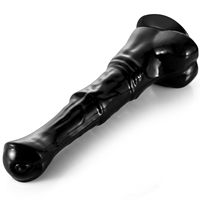 Dildo cheval 9,8 pouces en silicone/TPE réaliste et souple avec ventouses puissantes, jouet sexuel anal étanche pour femmes, hommes et gays