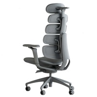 Chaise de direction ergonomique haut de gamme avec cadre en aluminium, chaise de jeu confortable en similicuir avec soutien lombaire réglable