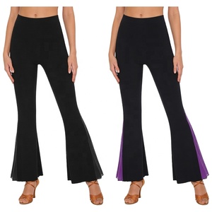Pantalones Acampanados de Baile Latino para Mujer, Ropa de Baile para Práctica, Chacha, Tango, Danza Moderna, Yoga, Uso Diario, Fiestas, Vacaciones - Product Image 1