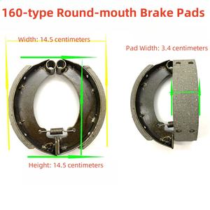 Accesorios para Motocicletas: Pastillas de Freno, Zapatas de Freno, Bloques de Freno en Tamaños 130/160/180/200/220/250 - Product Image 4