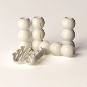 คลิปหนีบผมที่มีสีสันบนลูกปัดสำหรับการต่อสายรัดพลาสติกสำหรับเด็ก - Product Image 2