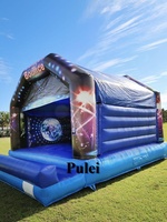 Château gonflable disco commercial pour adultes, château gonflable pas cher, grand château gonflable pour fête en plein air, trampoline gonflable