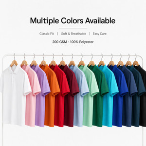 Polo Personalizado con Logotipo, 200GSM, Unisex, de Alto Rendimiento, 100% Poliéster, Secado Rápido, Uniforme para Equipo de Golf, Venta al Por Mayor, Varios Colores, Tallas S-4XL - Product Image 3