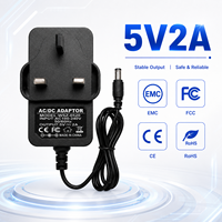 Adaptateur secteur AC/DC 5V 2A 10W personnalisé avec prise UK/US/AU/EU pour éclairage sous armoire et lampe de table