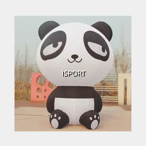 可爱的熊猫打招呼活动派对充气熊猫模型