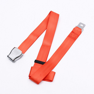 Ceinture de sécurité pour bébé, ceinture de sécurité en polyester rouge pour voiture, harnais pour enfant réglable avec boucle en métal - Product Image 3