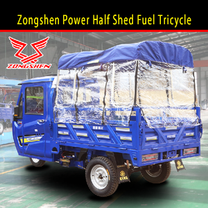 New Self-Dumping Three-Wheeled <b>Gasoline</b> Motorcycle Semi-Enclosed Water-Cooled for Freight Agricultural Use Motorized Closed - Product Image 3