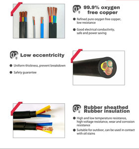 Câble Électrique Submersible Étanche JHS PVC/Caoutchouc/EPR Plat/Rond pour Pompe Submersible JHS PVC/Caoutchouc/EPR - Product Image 6
