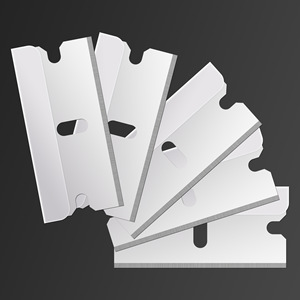Wholesale carbon steel scraper blades, kitchen cleaning and stain removal scrapers, ultra-thin and sharp blades for floor and - Product Image 2