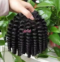 Lot de Cheveux Brésiliens Vierges 100% Naturels Grade 9A-10A, Bouclés Afro Kinky, Boucles Italiennes, Boucles Funmi, Boucles Lala, Boucles Romance, Boucles Jerry - Prix Abordable