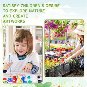 <span class=keywords><strong>Kit</strong></span> de culture d'herbes aromatiques pour enfants, <span class=keywords><strong>mini</strong></span> jardin biologique d'intérieur pour enfants, <span class=keywords><strong>kit</strong></span> de cuisine pour enfants - Product Image 2