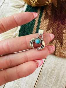 Mini Colgante de Naja Turquesa Hecho a Mano en Plata de Ley, Joyería Boho Occidental, Regalo Único para Mujeres - Product Image 3